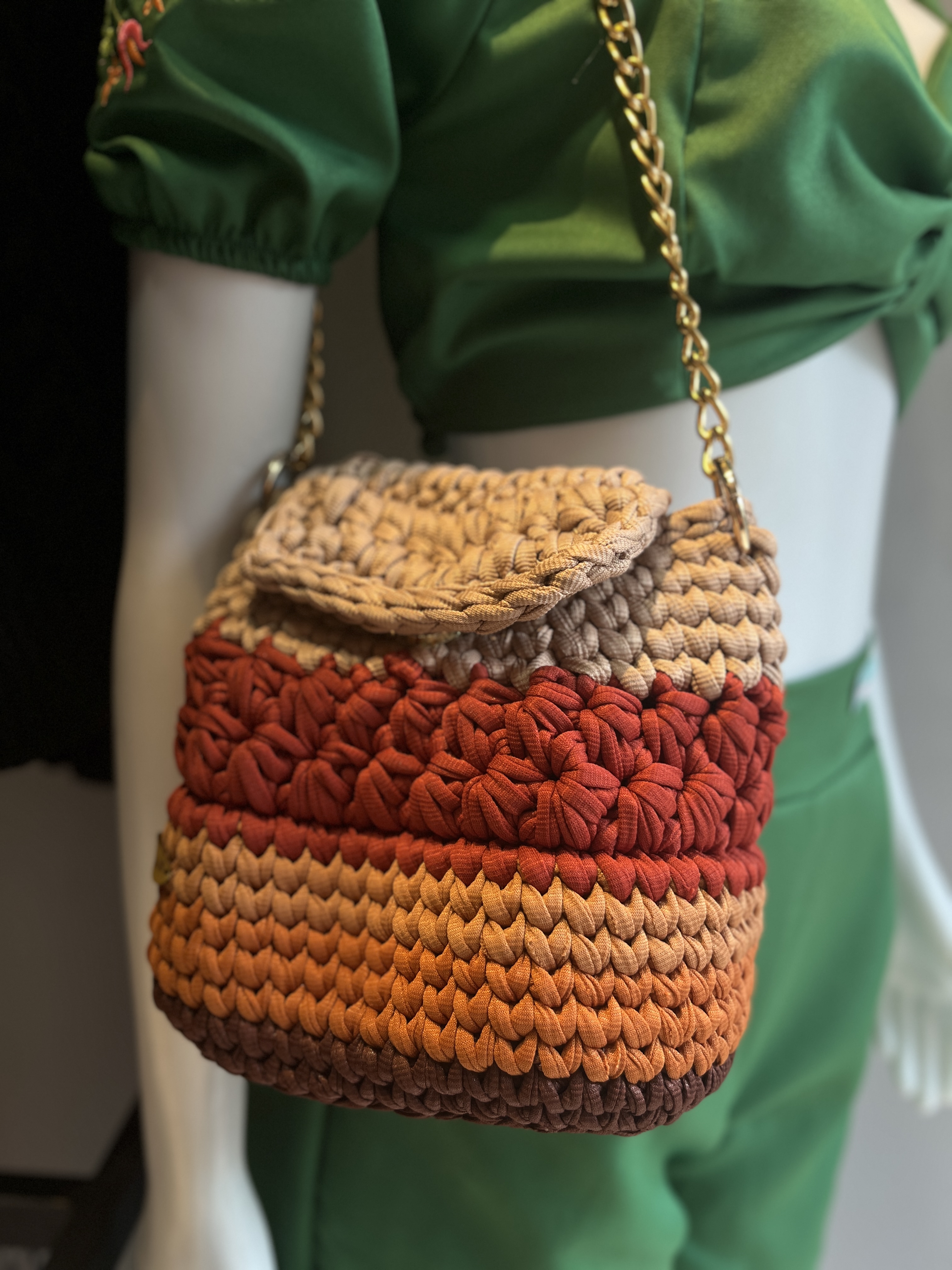 BOLSA CROCHÊ COLORE