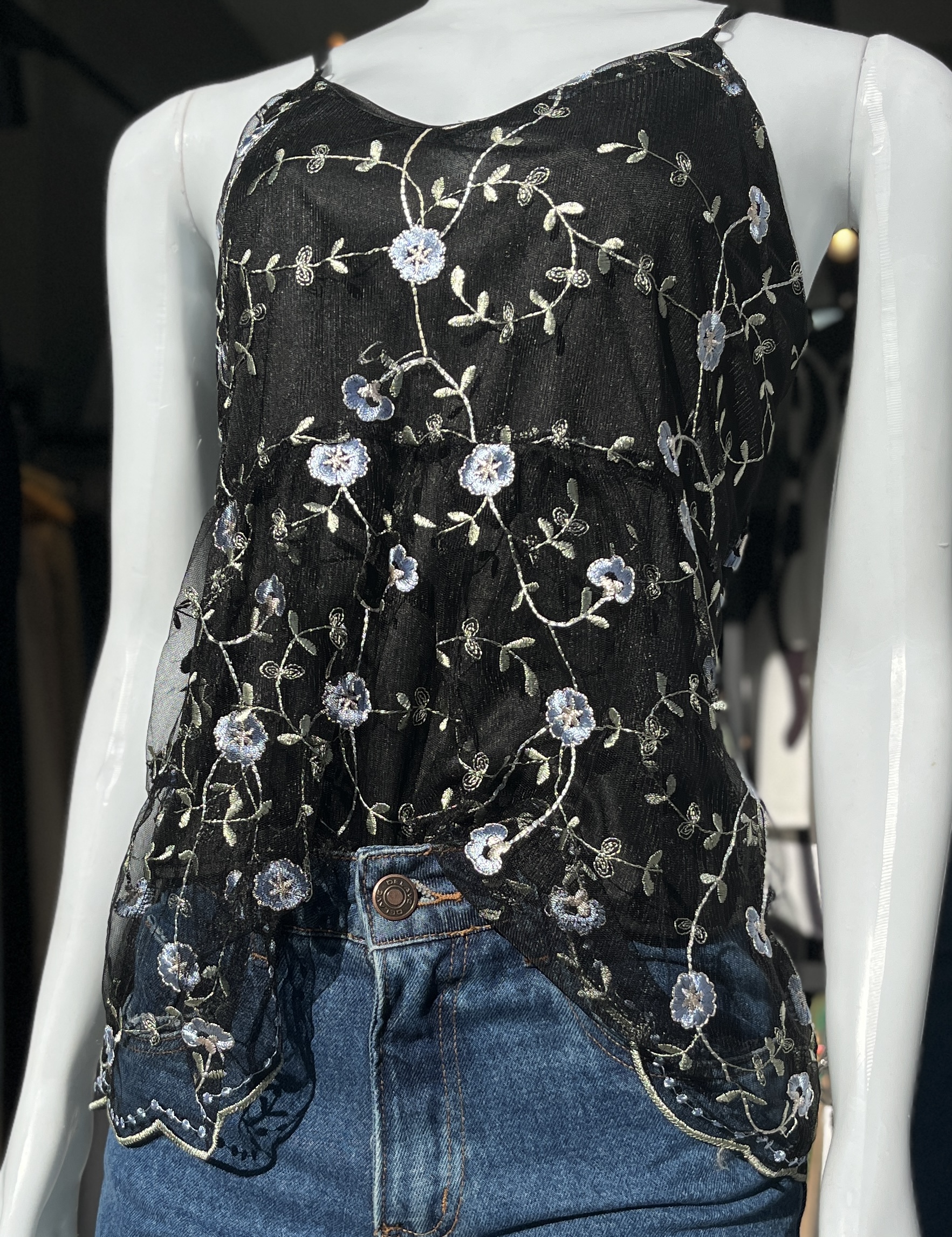 BLUSA FLOR DE ALGODÃO 