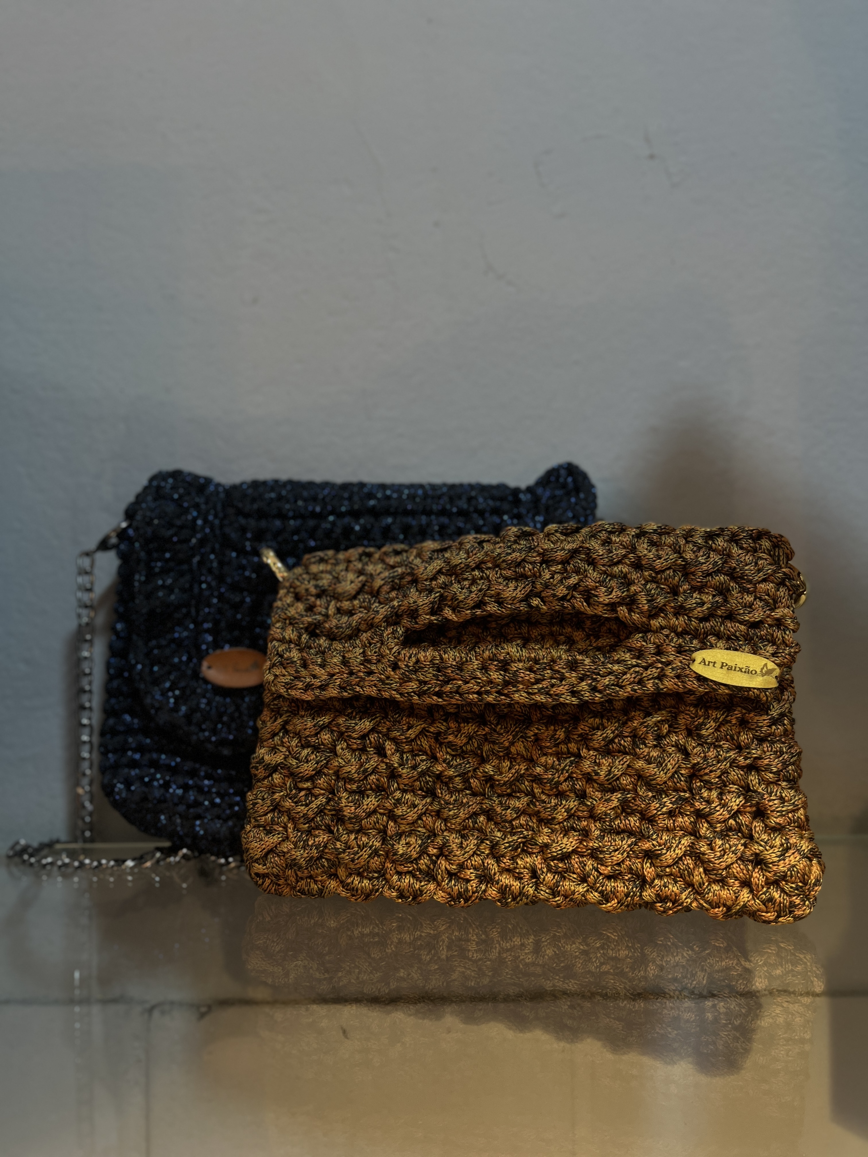 BOLSA CROCHÊ CARTEIRA